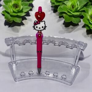 Hello Kitty refillable beaded pen